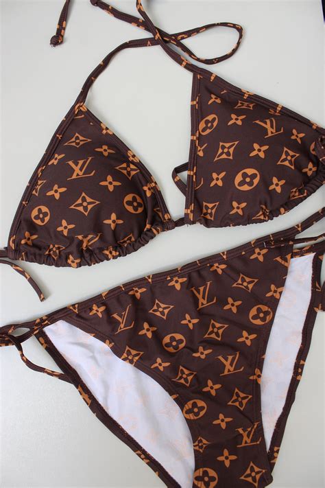 louis vuitton inspired bikini|Women's Swimwear .